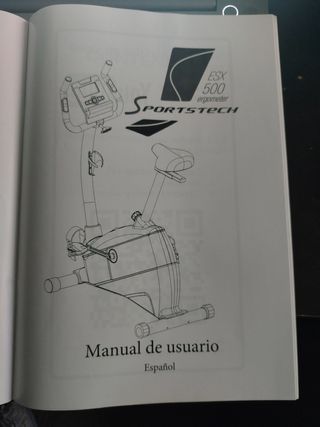Bicicleta estática Sportstech ESX500