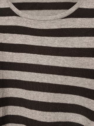 Jersey de punto de rayas.