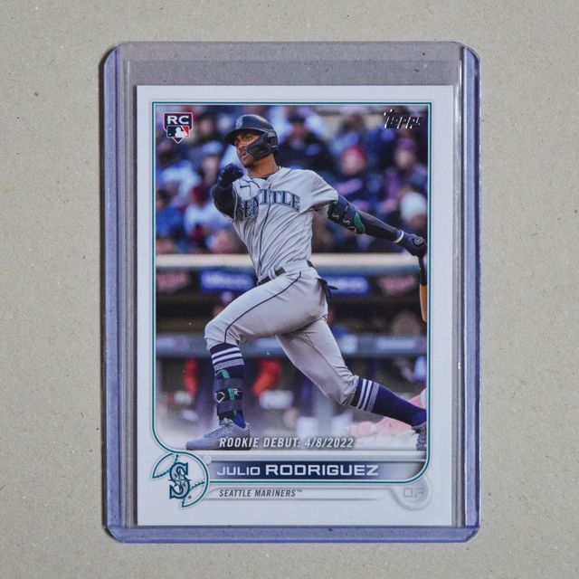 Julio Rodriguez rookie card Topps MLB 2022