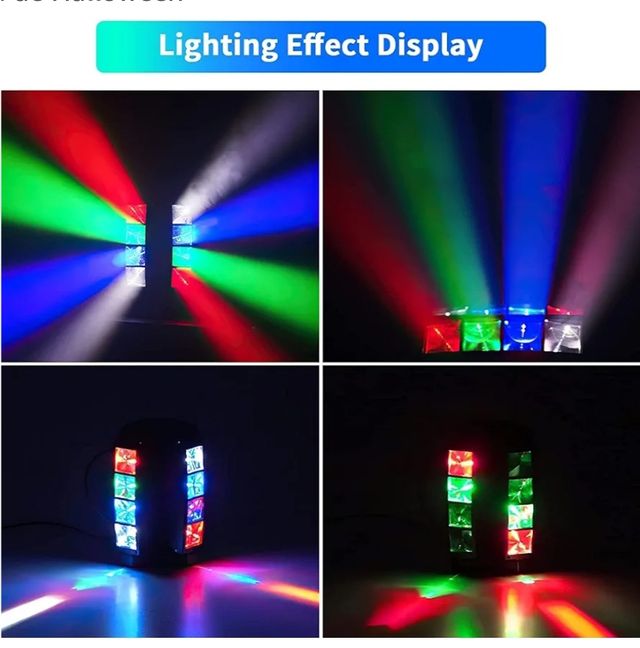 2 UKing Stage Spider Lights DMX512 luces DJ