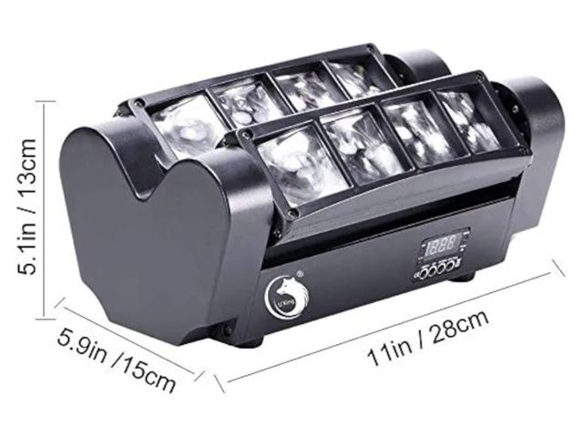 2 UKing Stage Spider Lights DMX512 luces DJ