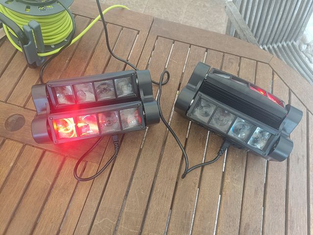 2 UKing Stage Spider Lights DMX512 luces DJ