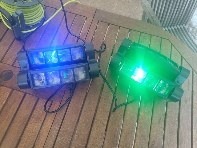 2 UKing Stage Spider Lights DMX512 luces DJ