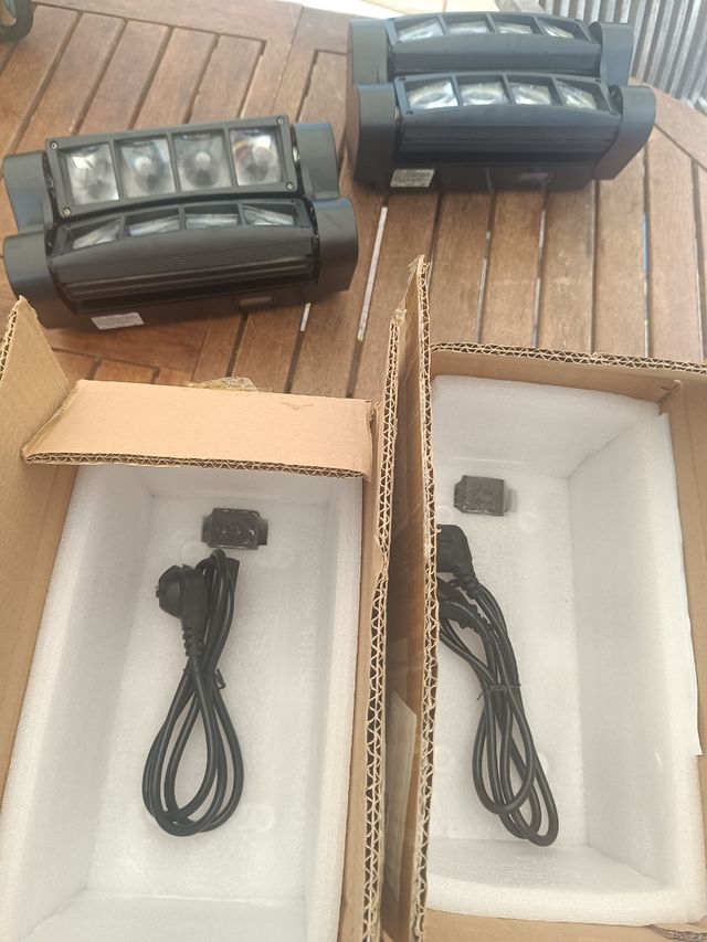 2 UKing Stage Spider Lights DMX512 luces DJ
