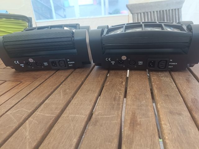 2 UKing Stage Spider Lights DMX512 luces DJ