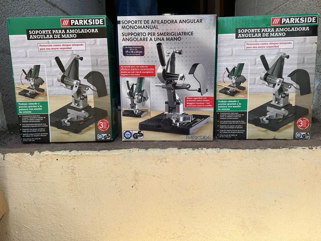Soporte de afiladora angular monomanual