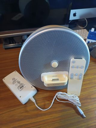 Altavoz para iPod, blanco.