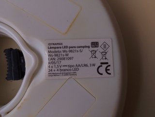Lámpara LED sombrilla