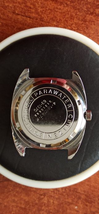 Reloj Vintage De Carga Manual Citizen Parawater