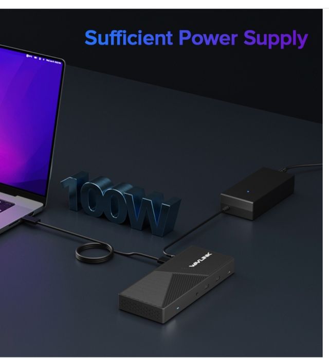 Docking station WAVLINK WL-UG69PD24 4K.