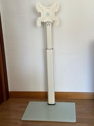 Soporte blanco de pie televisor/ monitor