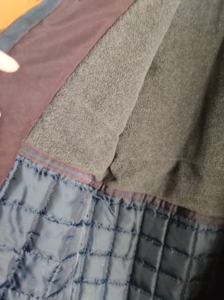 Chaquetón cro t.M color vino tinto