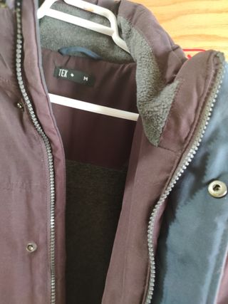 Chaquetón cro t.M color vino tinto