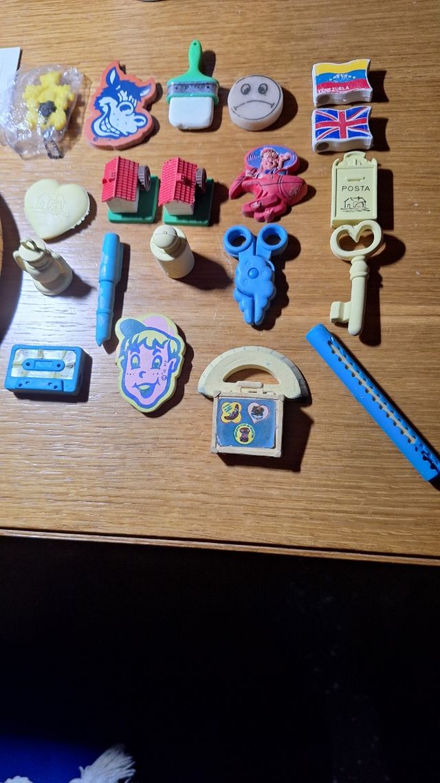 Set gommnine Vintage anni 90