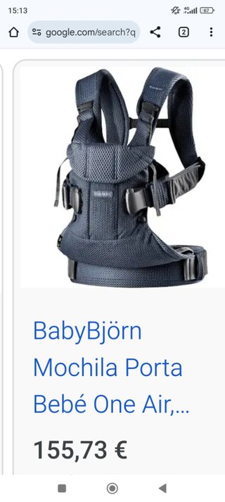 Porteo bebé ergonómico