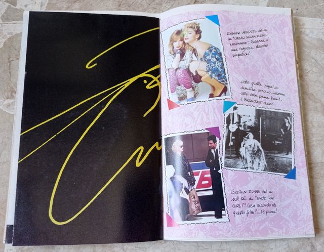 Rivista Cioè album fotografico Madonna