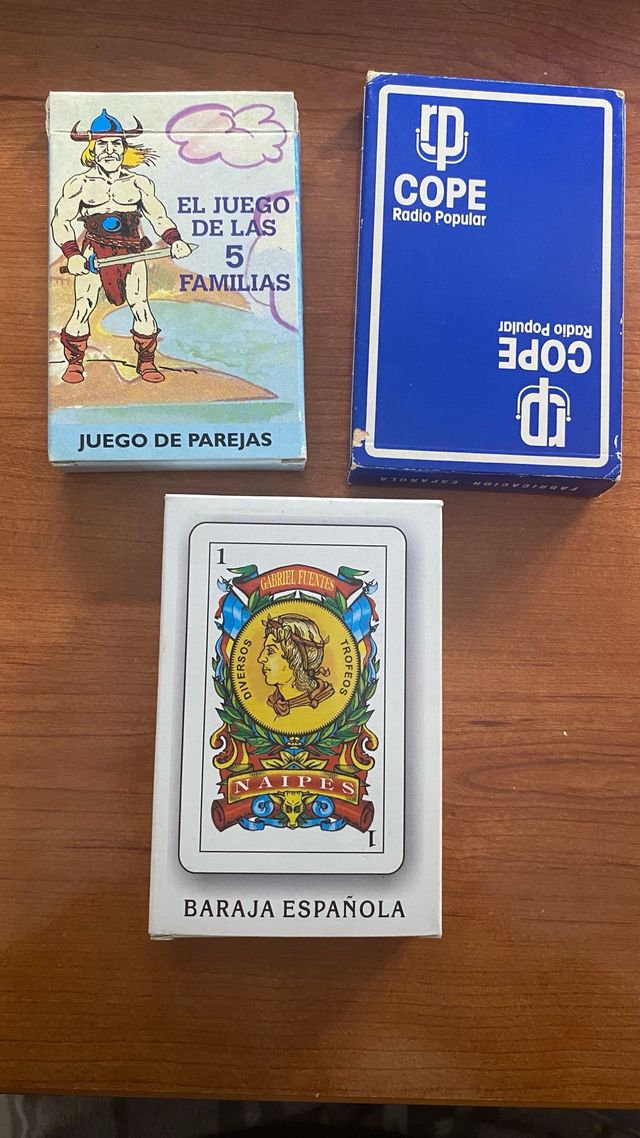 Lotes de juego de cartas nuevos