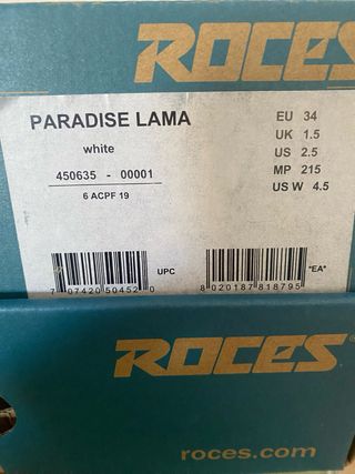 Patines de hielo talla 34