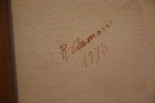 Quadro Dipinto 1978 olio su tela