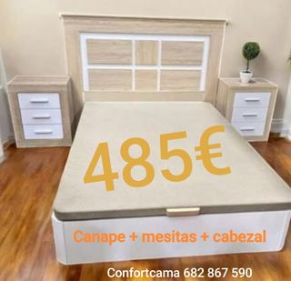 Cabezal y 2 mesitas LARA / BERLIN