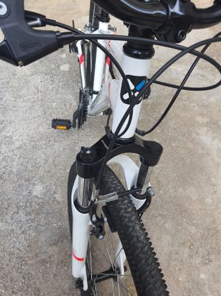 BICI Mtb donna Rockrider ST 100 bianco-rosa 27,5"