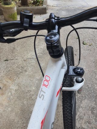 BICI Mtb donna Rockrider ST 100 bianco-rosa 27,5"