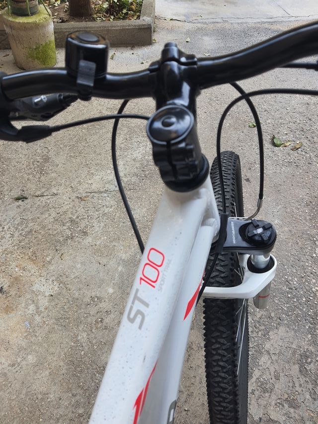 BICI Mtb donna Rockrider ST 100 bianco-rosa 27,5"