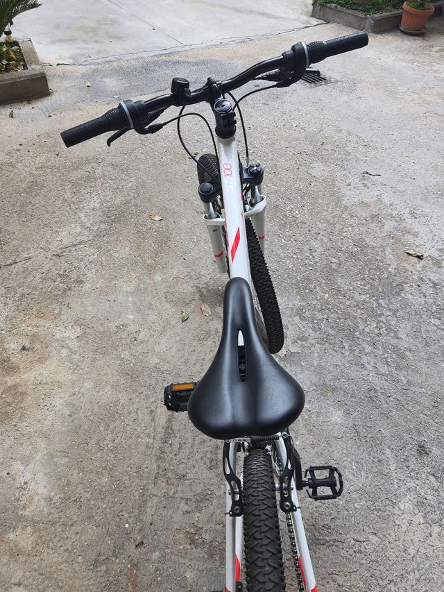 BICI Mtb donna Rockrider ST 100 bianco-rosa 27,5"