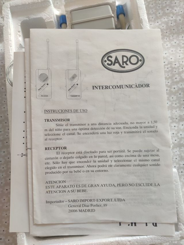 Intercomunicador bebe