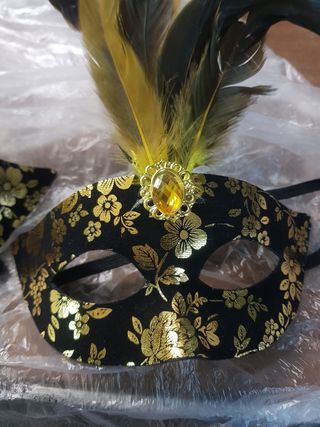 Mascara de plumas Venecianas 