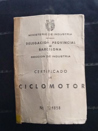 Moto antigua