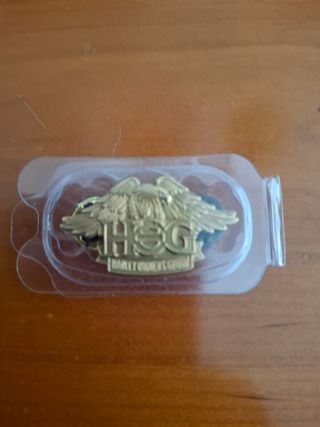 Cartera documentacion harley davidson parche y pin