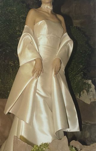 Vestido de novia beige Pronovias Vintage