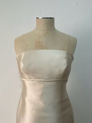 Vestido de novia beige Pronovias Vintage