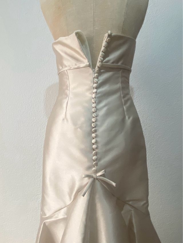 Vestido de novia beige Pronovias Vintage