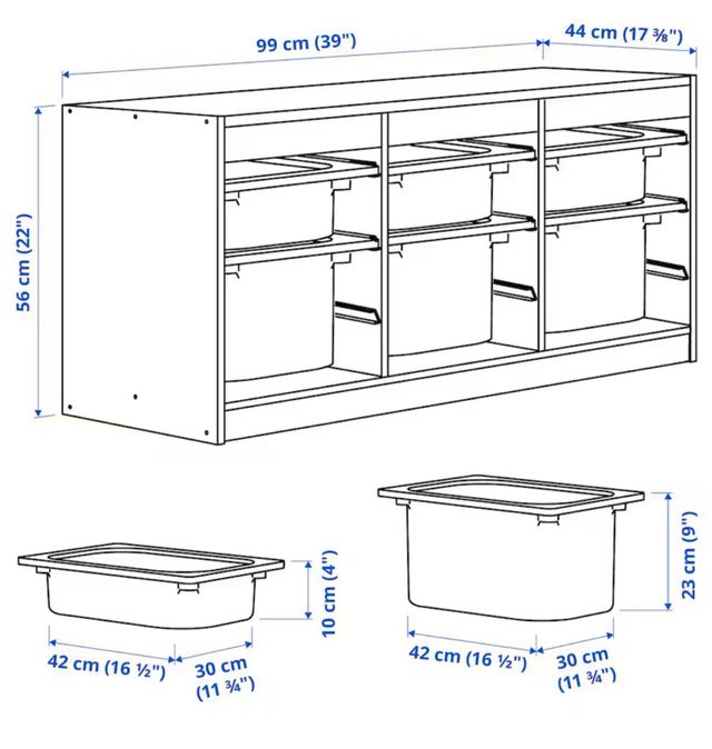 Mueble organizador TROFAST