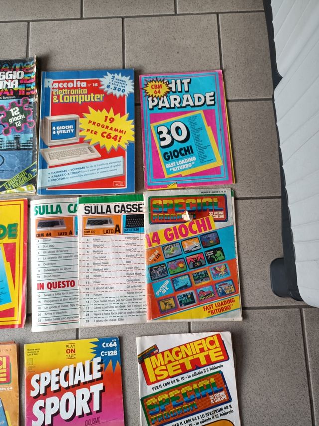Riviste Commodore 128-64 Originali Vari Qt. 13 Vi