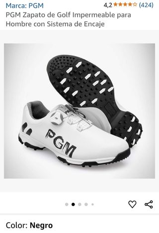 Zapatos de golf PGM impermeable