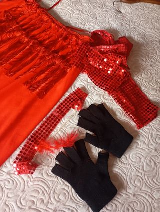 Disfraz charlestón mujer talla M