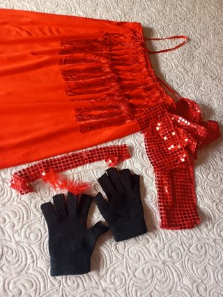 Disfraz charlestón mujer talla M