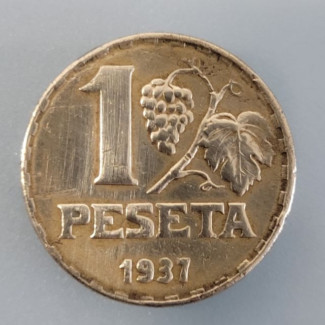Peseta repúblicana de 1937
