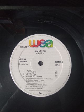 Vinilo La Unión -  4x4
