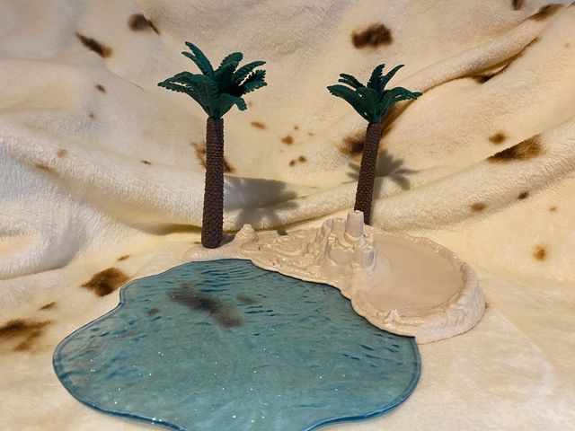 Schleich 42436 Bayala Isla del dragón con tesoro