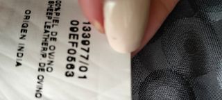 Chaquetón de cuero cien por cien piel