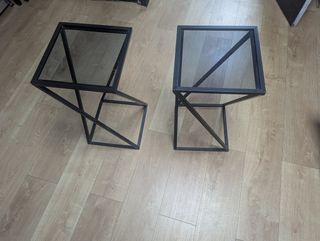 Mesa auxiliar de metal negro Maisons du Monde