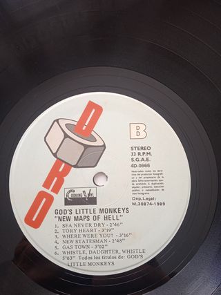 God's Little Monkeys LP Vinilo