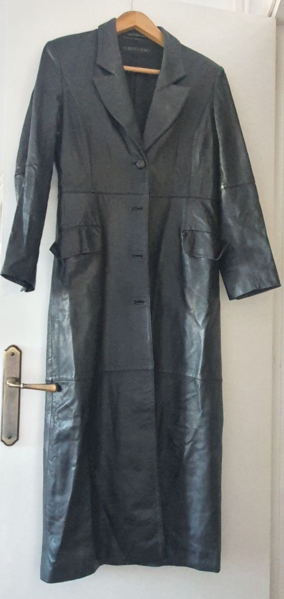 Abrigo largo de piel