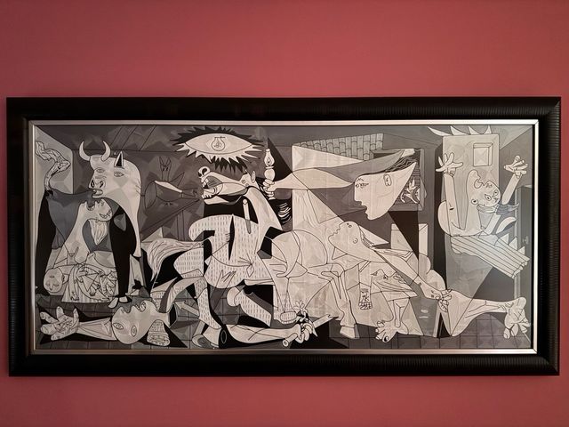 Cuadro del Garnica hecho a mano en hilo