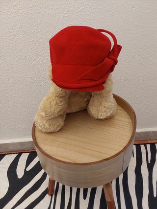 Sombrero lana roja Ernest Chapelier