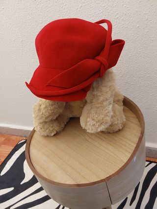 Sombrero lana roja Ernest Chapelier